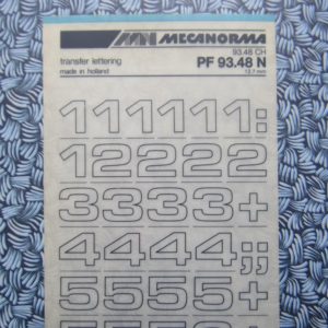 Eurostile Outline - PF 93.48 N- 12.7 mm - #1088
