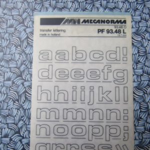 Eurostile Outline - PF 93.48 L - 12.7 mm - #1090