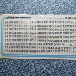 Typewriter - CC 320.20 CN- 5 mm - karton