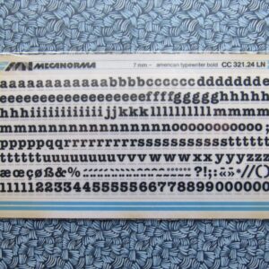 Typewriter - CC 321.24 LN - 7 mm - karton