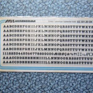Typewriter - CC 321.20 CN- 5 mm - karton