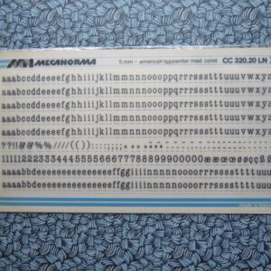 Typewriter - CC 320.20 LN- 5 mm - karton
