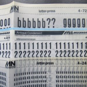 Antique Condensed (4) - 2.1 mm t/m 23.3 mm