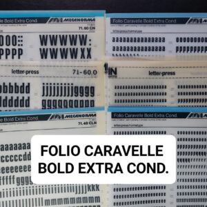 Folio Caravelle Bold Extra Cond. (71) - 6 mm t/m 15.4 mm