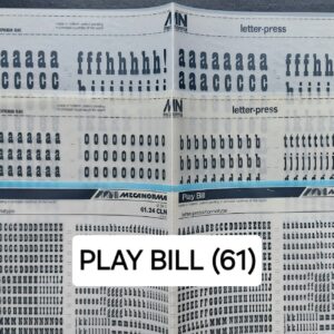 Play Bill (61) - 6.5 mm t/m 19 mm