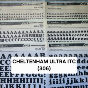 *NIEUW* Cheltenham Ultra ITC (306) - 5 mm t/m 14.8 mm