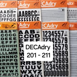 *NIEUW* DECAdry - 201 t/m 211